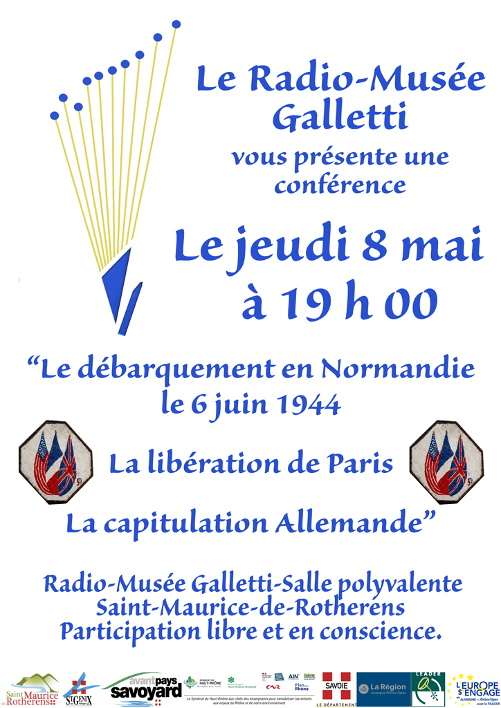 Affiche de la conférence du jeudi 8 mai