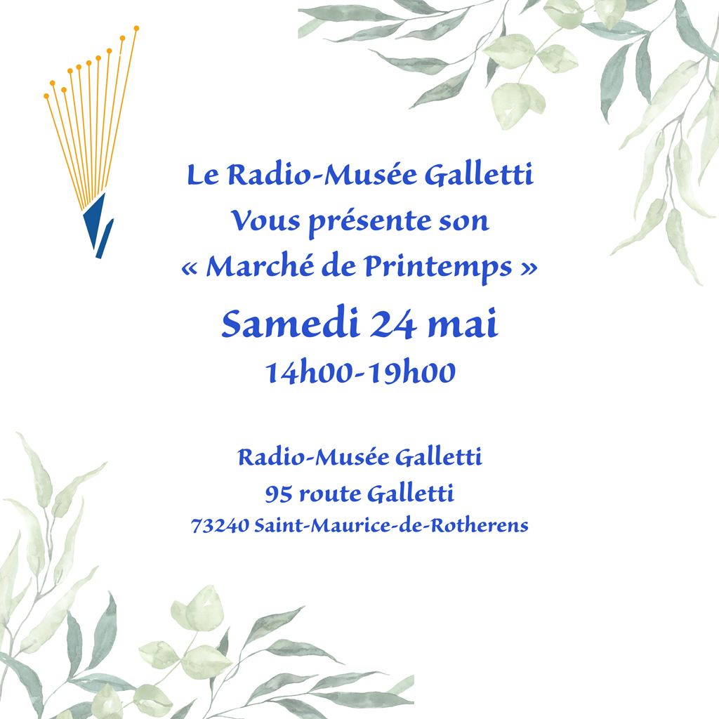 Affiche du marché de printemps