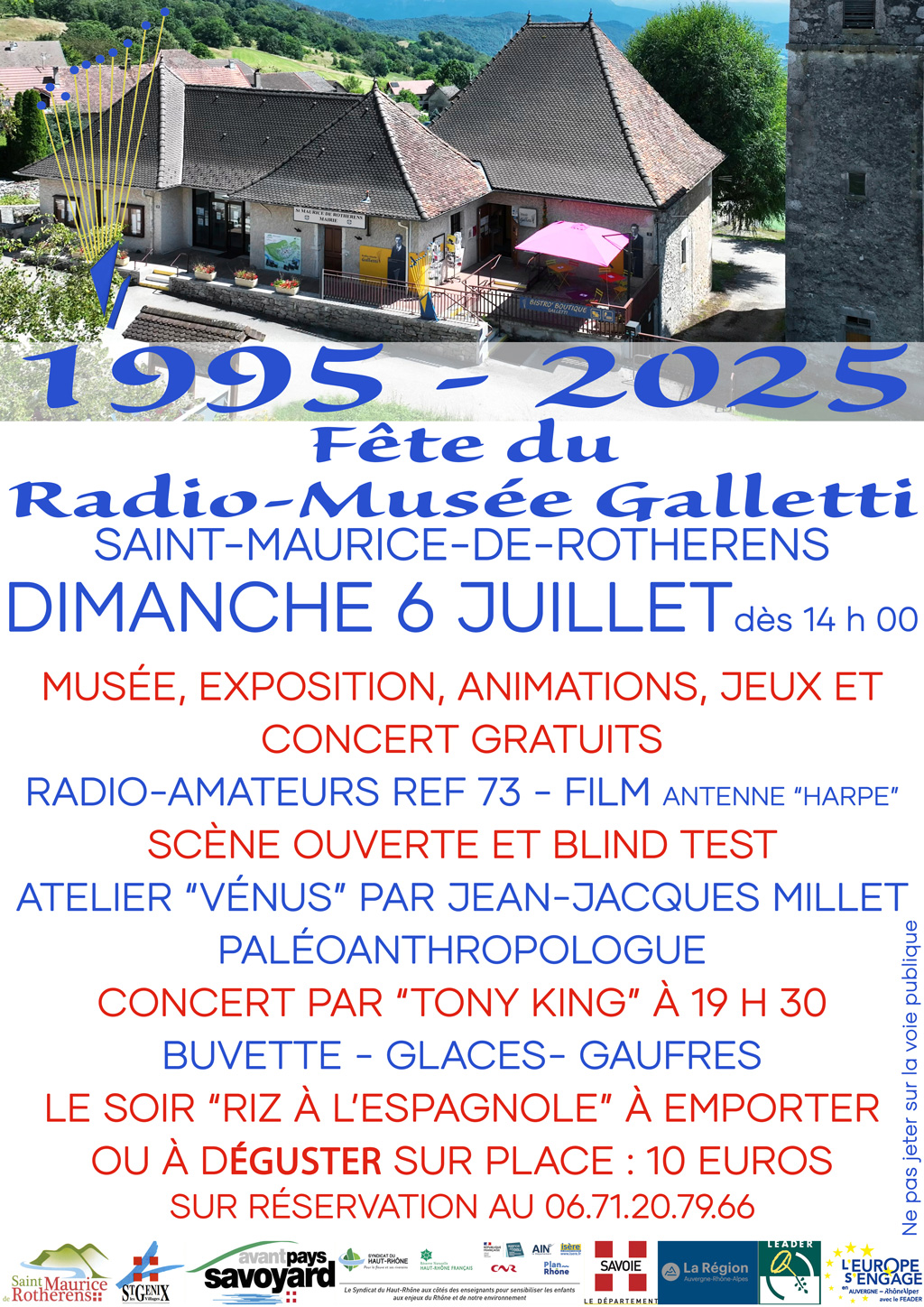 1995-2025 Fête du radio-musée Galletti : dimanche 6 juillet  